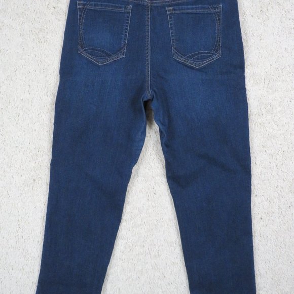 Gloria Vanderbilt* Women's Jeans Size 14~ Amanda 2.0 Slim Leg‎ - Picture 2 of 10